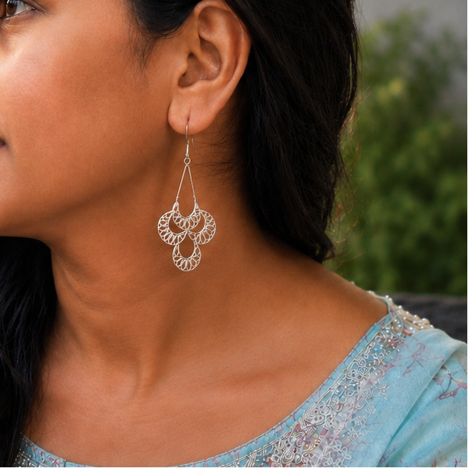 Trimoon Earrings