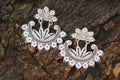 The Chandrika Crescent Filigree Statement Chandbalis