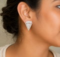 925 Sterling Silver Filigree Bloom Stud Earrings