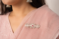 Blooming Filigree Floral Silver Brooch
