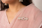 Blooming Filigree Floral Silver Brooch