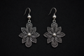 Bloom Filigree Oxidized Earrings