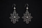 Bloom Filigree Oxidized Earrings