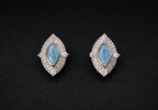 Azure Eye Sterling Silver Studs