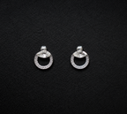 Crystal Halo Circle Studs